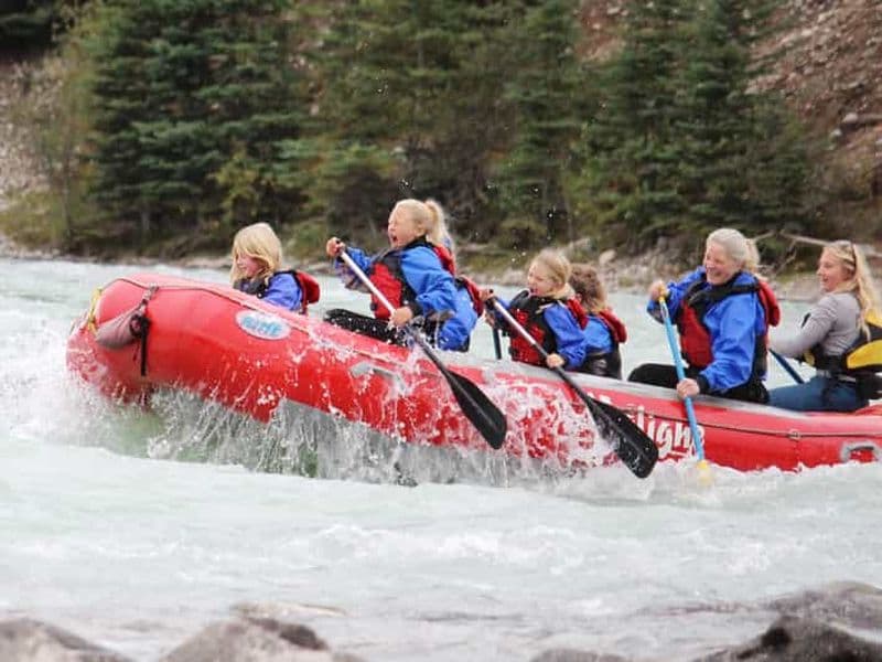 Billet Aventure familiale en rafting dans le parc national Jasper