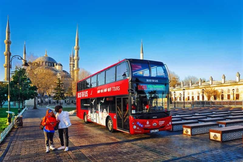 Billet Istanbul : bus à arrêts multiples avec visite audio ou croisière en option