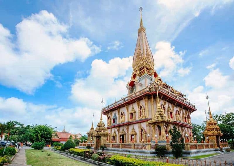 Billet Phuket : Temple Wat Chalong, Big Buddha, visite de la vieille ville