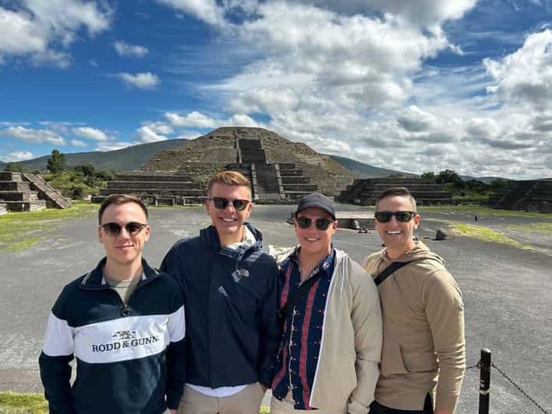 Billet CDMX : Visite privée des pyramides de Teotihuacan avec option petit-déjeuner