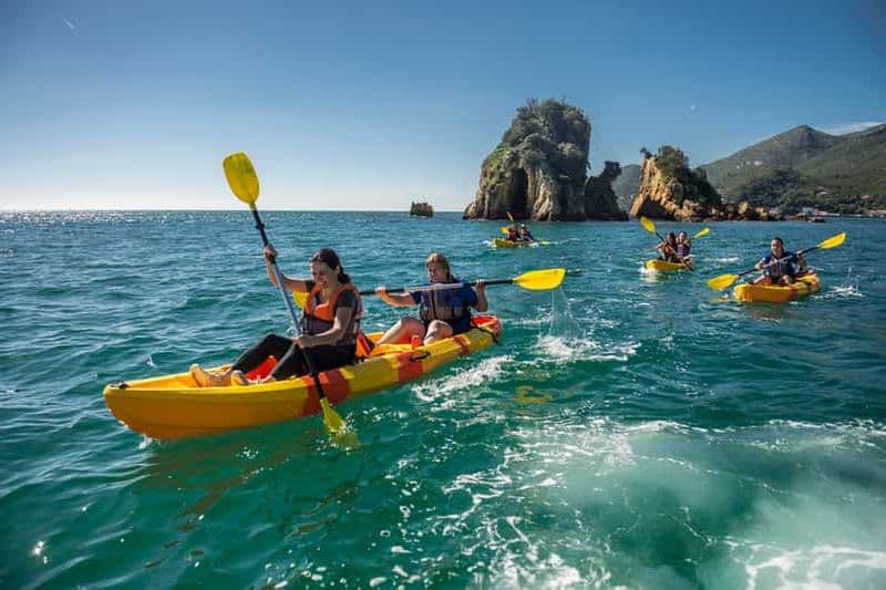 Billet Lisbonne : Excursion en kayak Parc naturel d'Arrábida, Setubal, Sesimbra