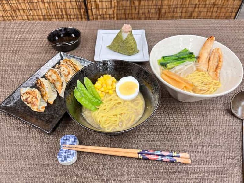 Billet Kyoto : Cours de cuisine Ramen, Gyoza et Onigiri