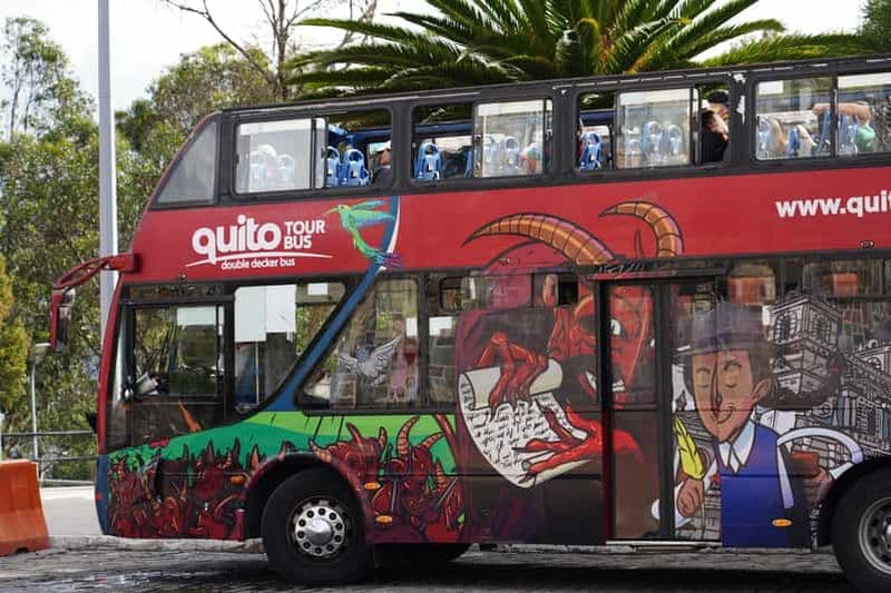 Billet Quito : visite en bus de la ville (2,5 heures)