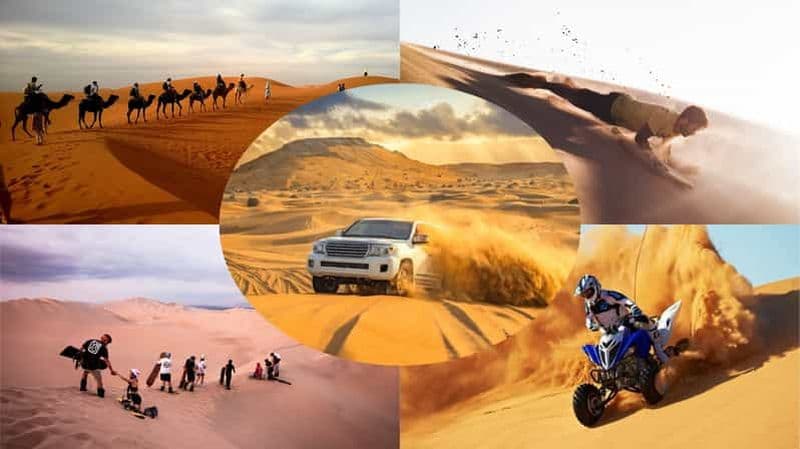 Billet Doha : safari dans les dunes, faucon, chameau, quad, sandboard