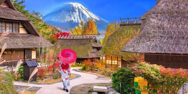 Billet Tokyo : Mont Fuji, Pagode Chureito, Lac Kawaguchi et Oshino Hakkai