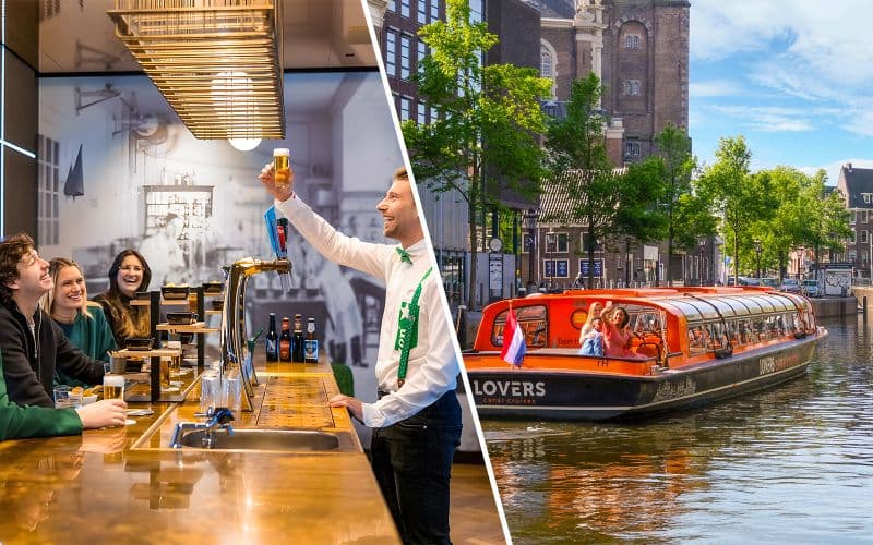 Billet Combo : Billets pour la Heineken Experience + Croisière de 60 minutes sur les canaux
