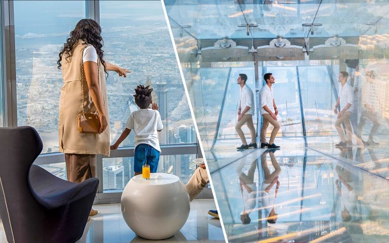 Billet Combo : Burj Khalifa At The Top SKY (niveau 148) + billets d'entrée pour l'observatoire Sky Views