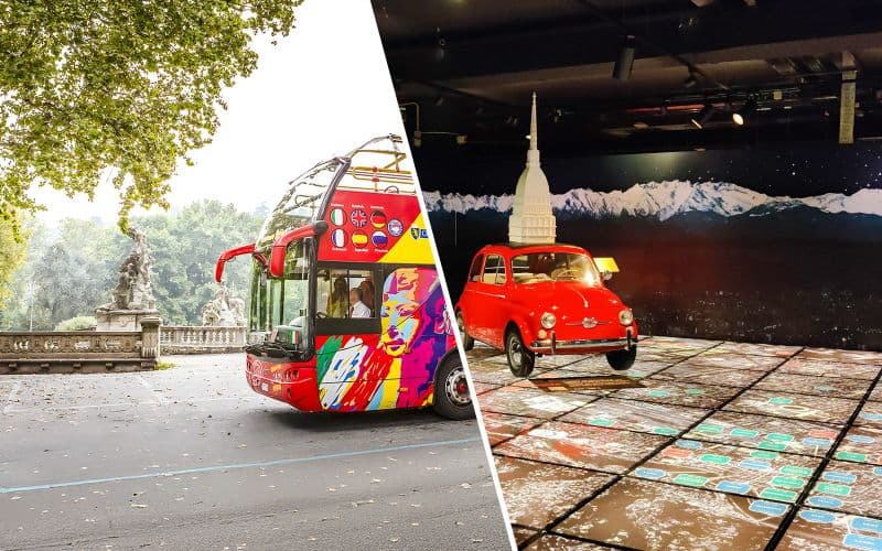 Billet City Sightseeing : Pass Turin 24/48 heures en bus touristique avec billets pour le musée national de l'automobile