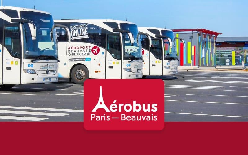Billet Aérobus : Navettes en bus aller-retour simples entre l'aéroport de Paris Beauvais et l'université de Saint-Denis/Porte Maillot