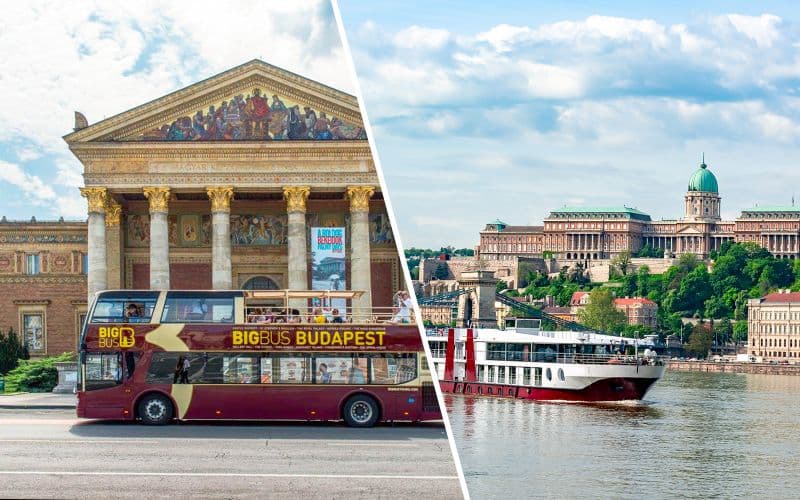 Billet Combo : Visite en bus Hop-On Hop-Off de Budapest + Croisière sur le Danube