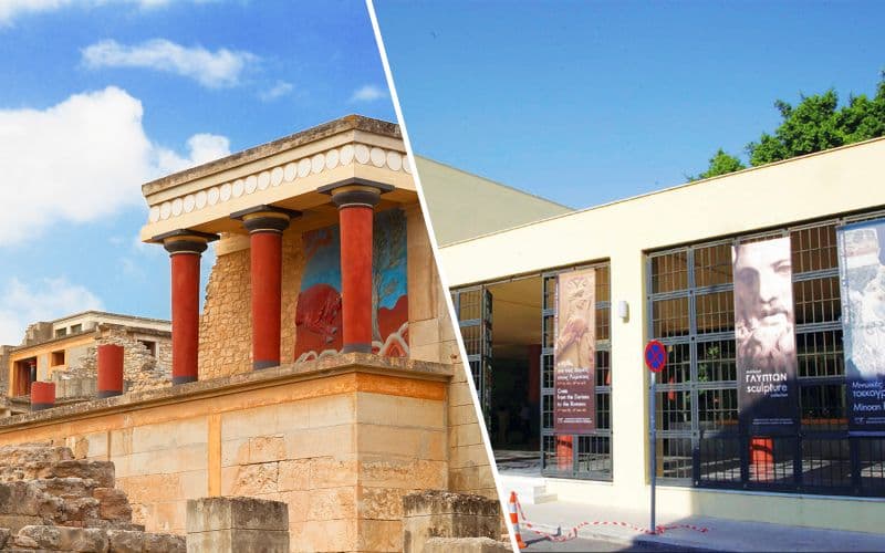 Billet Combo : billets avec audioguide pour le palais de Knossos et le musée archéologique d'Héraklion