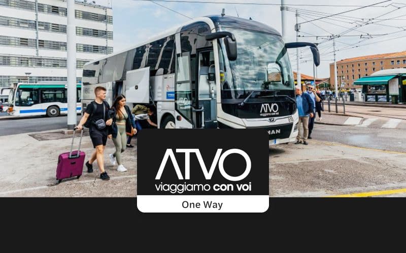 Billet Billets aller simple avec ATVO : aéroport de Trévise de/vers Piazzale Roma de Venise