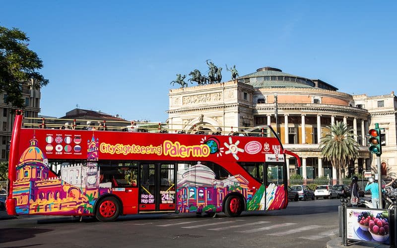 Billet City Sightseeing : Palermo Hop-On Hop-Off bus tour en bus Hop-On Hop-Off