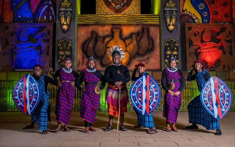 Billet Billets d'entrée au Global Village avec suppléments (bons de repas/spectacle de cascades/5 manèges de carnaval)