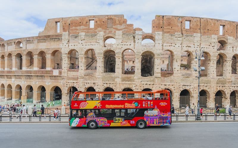 Billet City Sightseeing : tour en bus Hop-On Hop-Off à Rome