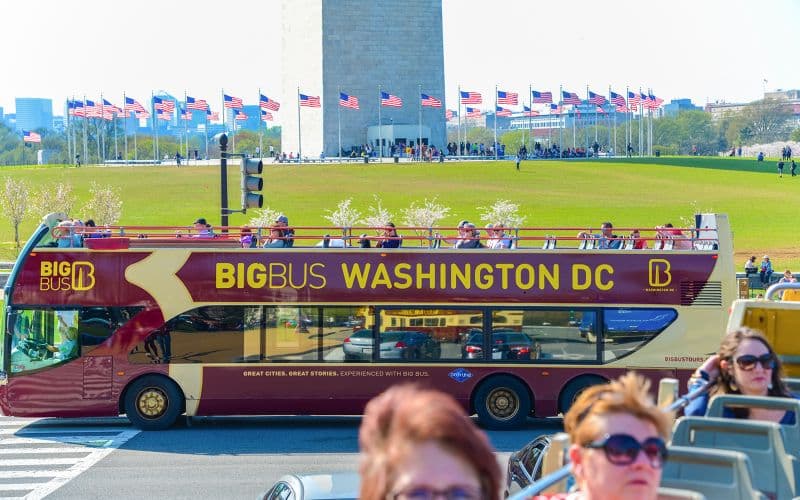 Billet Big Bus : Washington DC Hop-on Hop-off Bus Tour avec excursion optionnelle au coucher du soleil