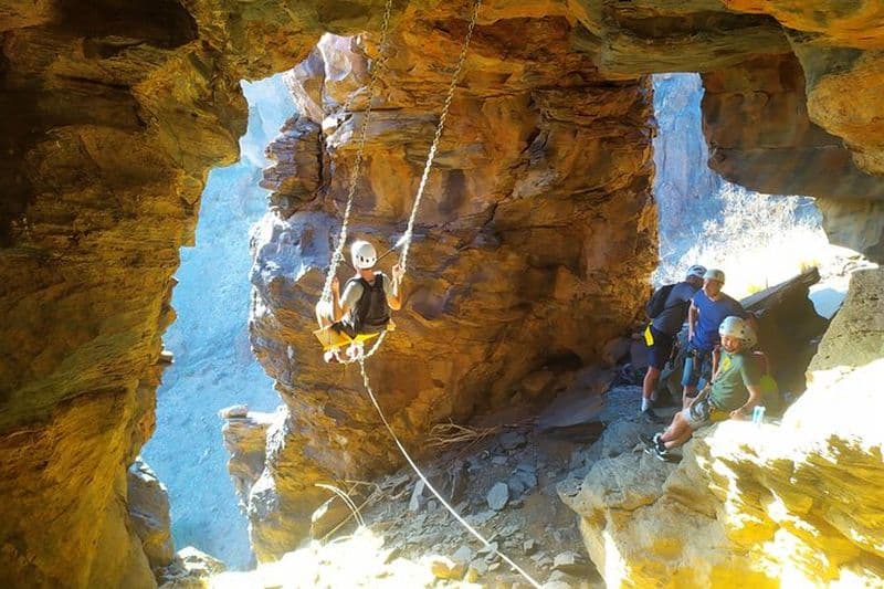 Billet Escalade sur falaises en Via Ferrata à Gran Canaria