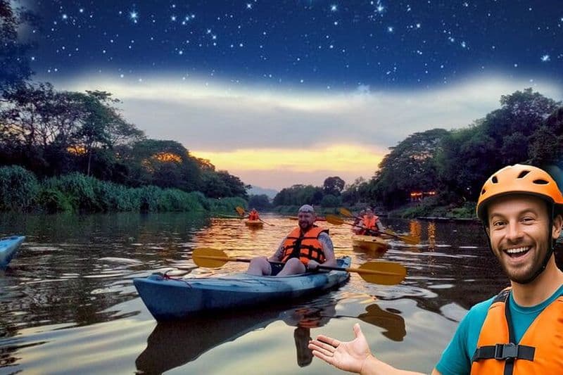 Billet Balade nocturne en kayak à Chiang Mai
