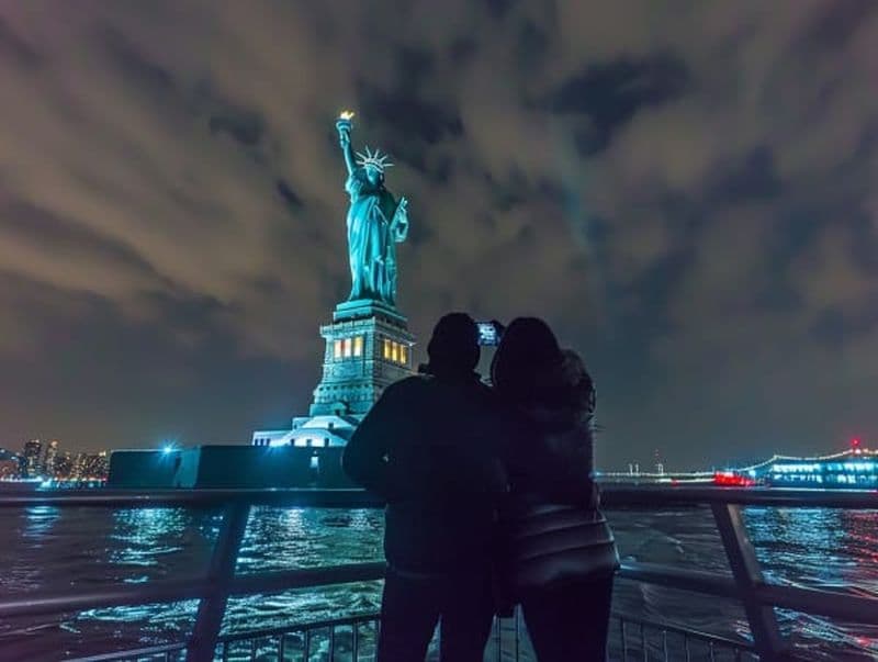 Billet Croisière nocturne Circle Line autour de Manhattan jusqu'à la Statue de la Liberté