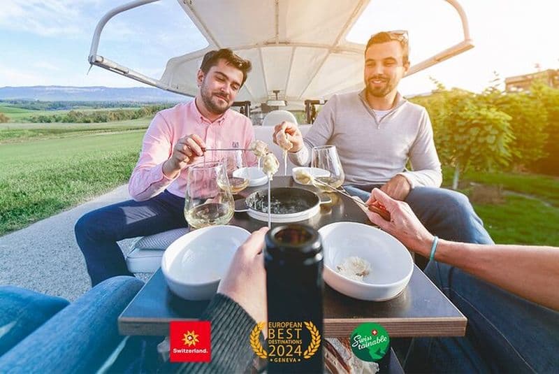 Billet Tour de fondue en tuk tuk à Genève