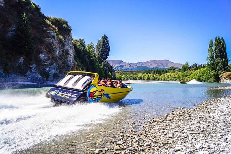 Billet Balade en bateau rapide sur les rivières Shotover et Kawarau à Queenstown