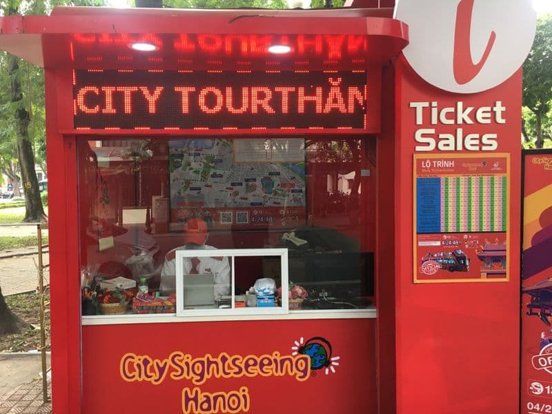 Billet Bus touristique City Sightseeing de Hanoï