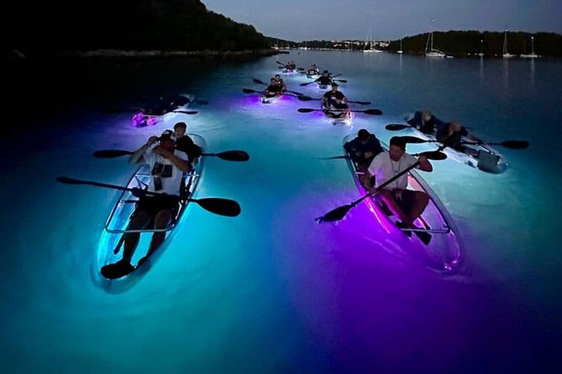 Billet Balade nocturne en paddle surf illuminé à Pula