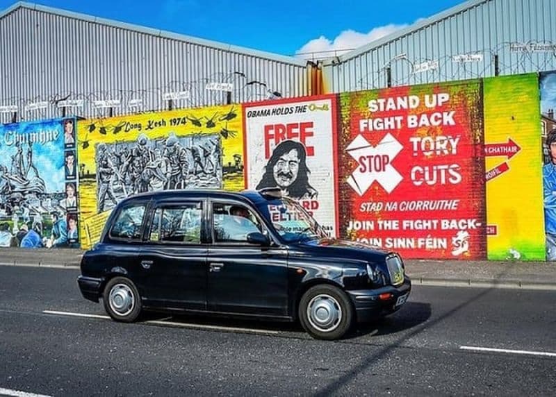Billet Tour politique en taxi à Belfast