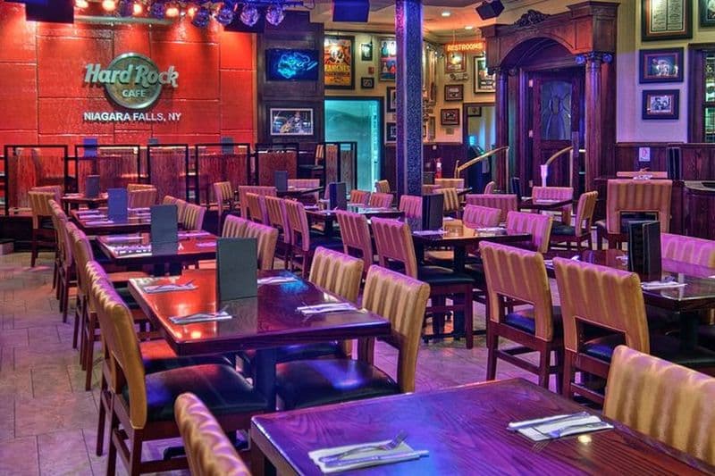 Billet Réservation avec menu pour le Hard Rock Cafe des Chutes du Niagara