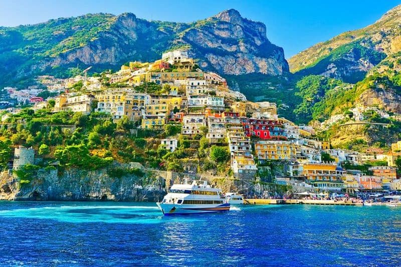 Billet Excursion à Positano et la Côte Amalfitaine depuis Rome avec croisière le long de la côte
