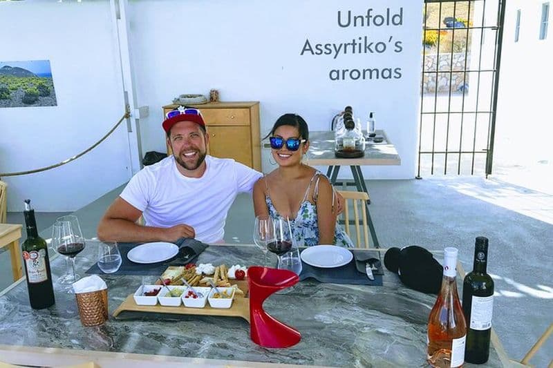 Billet Dégustation de vin à Santorin