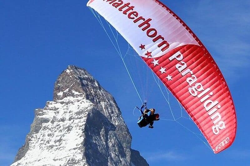 Billet Vol en parapente biplace à Zermatt