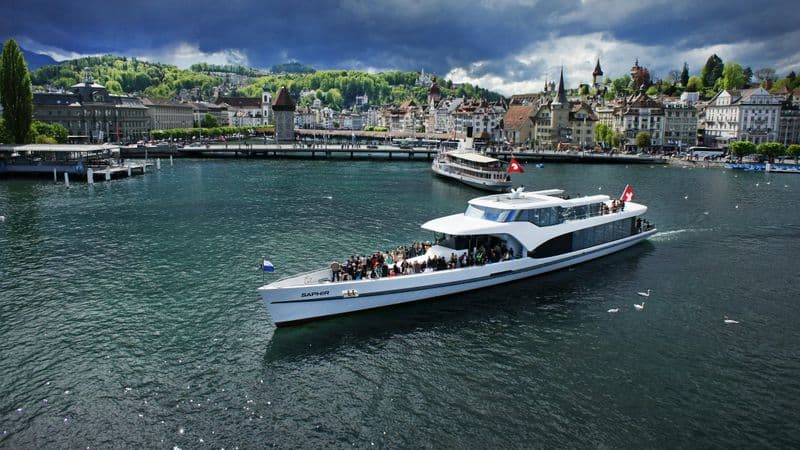 Billet Croisière dans la baie de Lucerne sur le yacht panoramique Saphir
