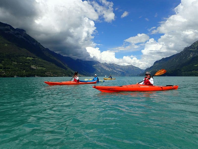 Billet Excursions d'une demi-journée en kayak sur le lac de Brienz