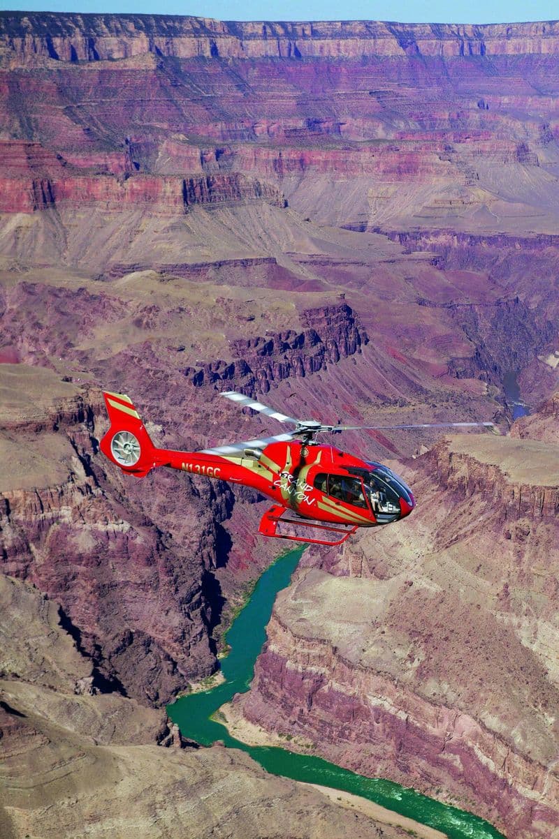 Billet Visite en bus et en hélicoptère de la rive sud du Grand Canyon