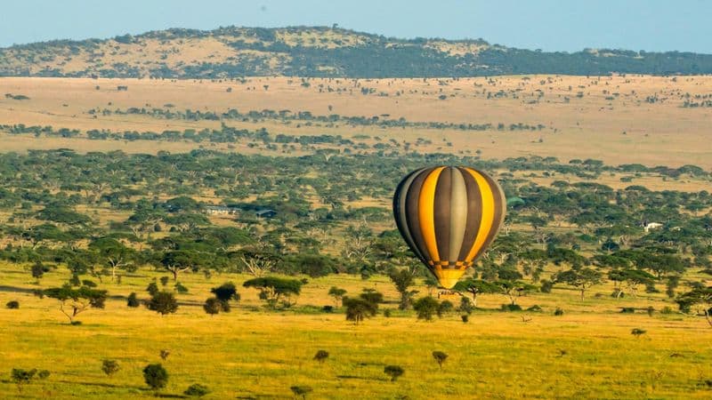 Billet Safari privé de trois jours dans le parc national du Serengeti avec montgolfière