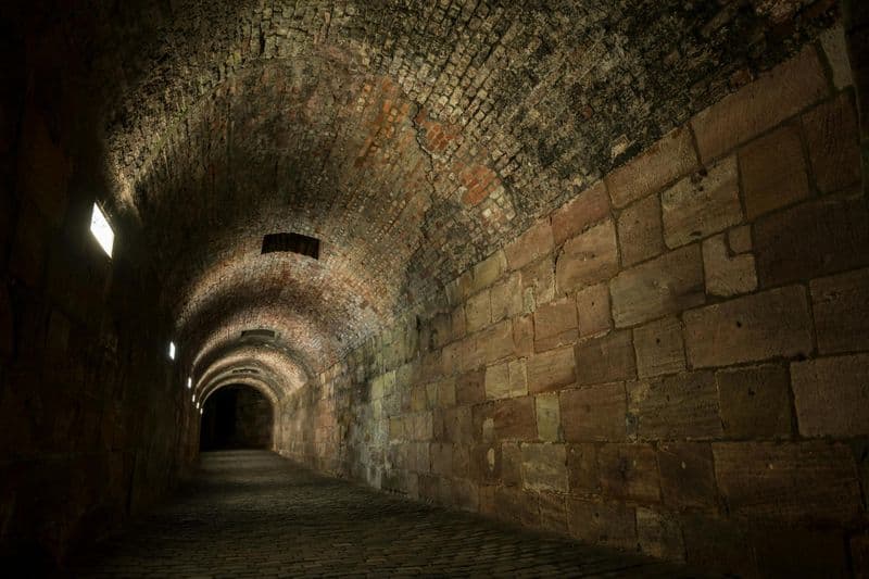 Billet Passages défensifs et secrets sous le château de Nuremberg