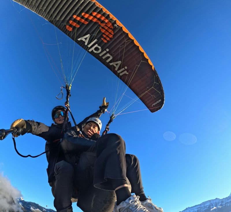 Billet Paragliding Flight in Interlaken