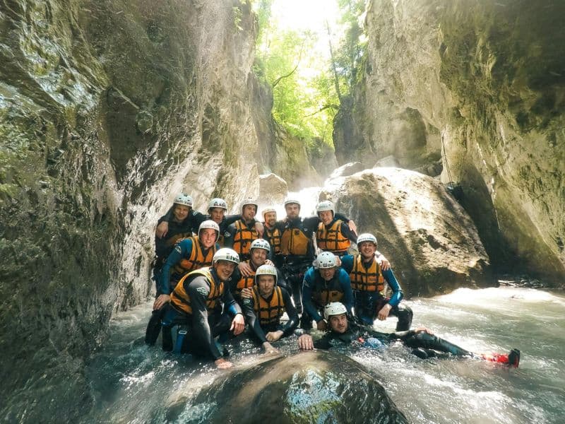 Billet Expérience de canyoning d'une demi-journée à Interlaken