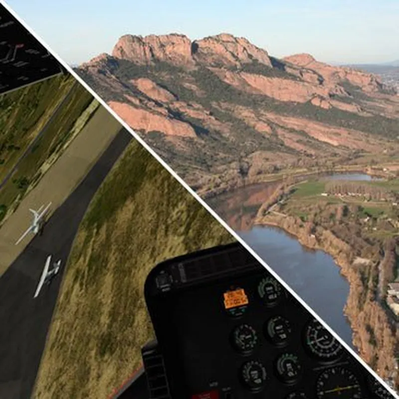 Billet Initiation au Pilotage d'Hélicoptère et Simulateur à Cannes