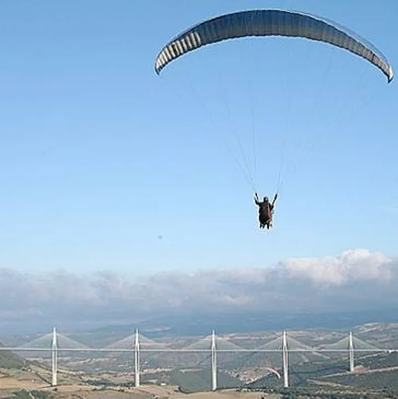 Billet Baptême de Voltige en Parapente au Viaduc de Millau