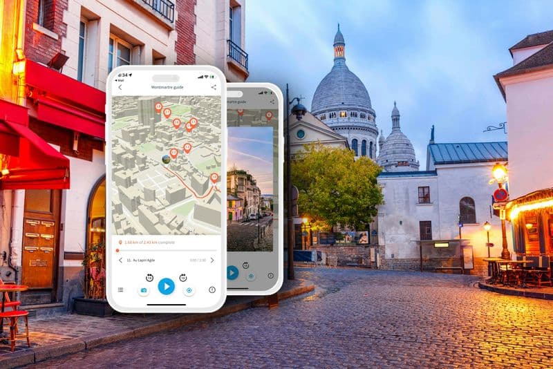 Billet Montmartre et la cathédrale du Sacré-Cœur : Audio Guide App
