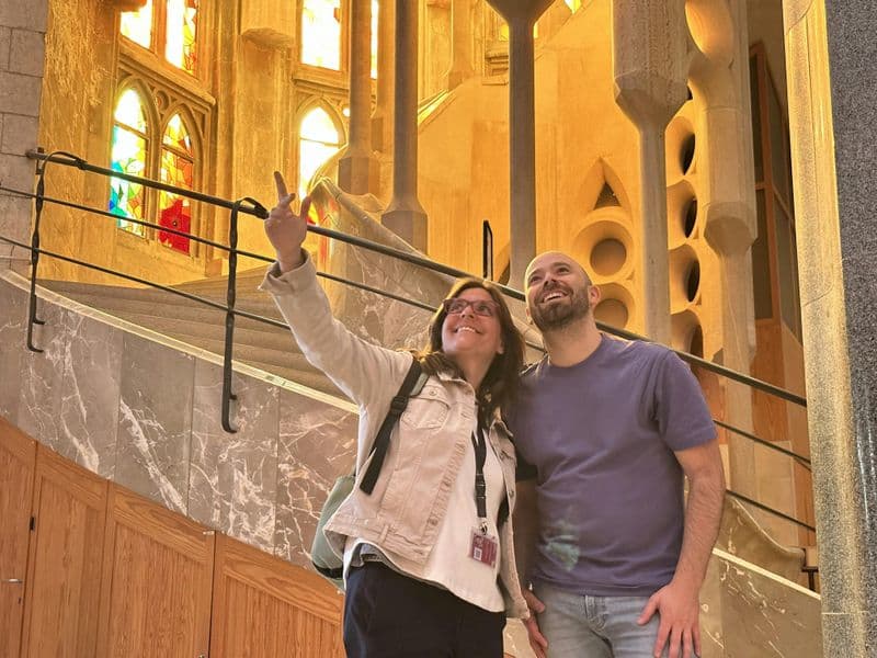 Billet Partez Avec Un Local : Visitez la Sagrada Família en anglais + Accès coupe-file