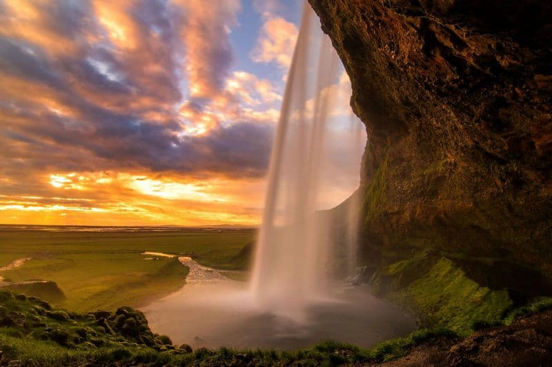Billet Sagas de la côte sud : Plage de sable noir, cascades et glacier
