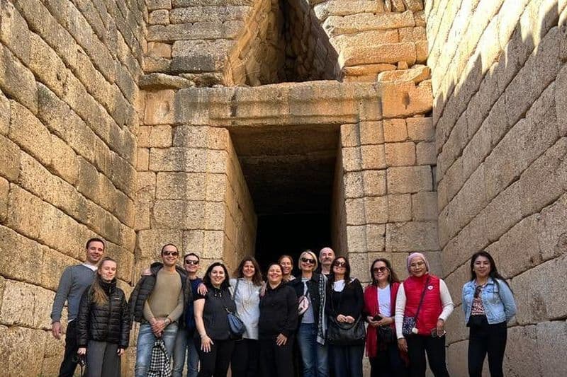 Billet Mycènes, Epidaure et Nauplie : Visite guidée audio VR d'une journée au départ d'Athènes