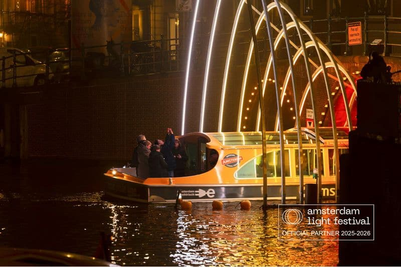 Billet Amsterdam Light Festival: Croisière sur les canaux à partir de la Maison d'Anne Frank