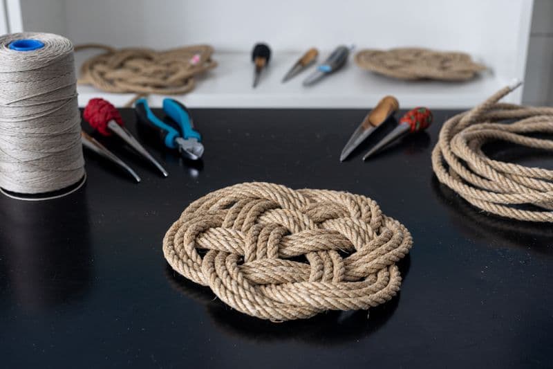 Billet Atelier - Fabriquez votre dessous de plat en nœud de marin