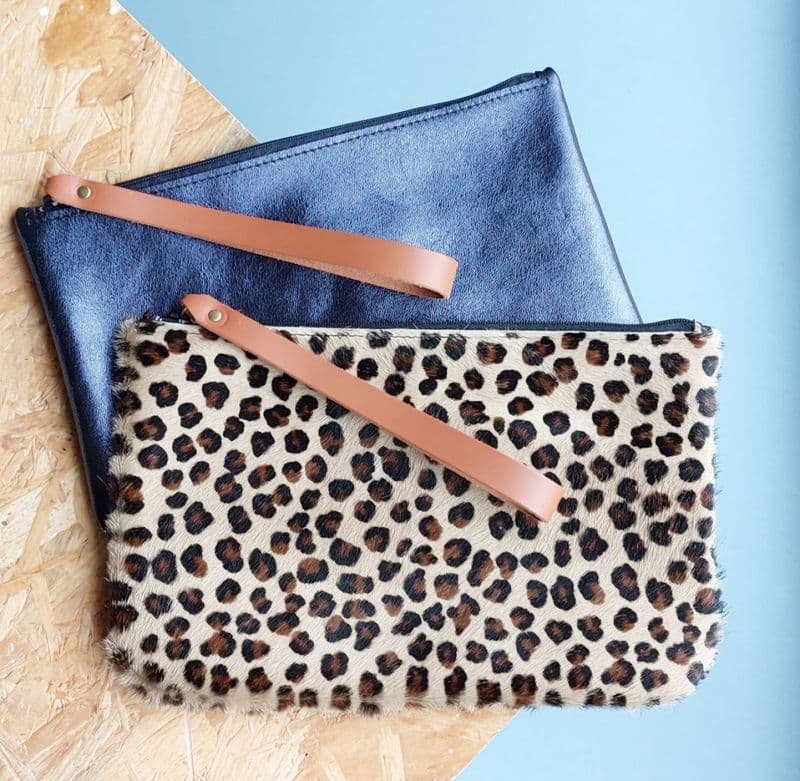 Billet Atelier - Fabriquez votre pochette zippée en cuir