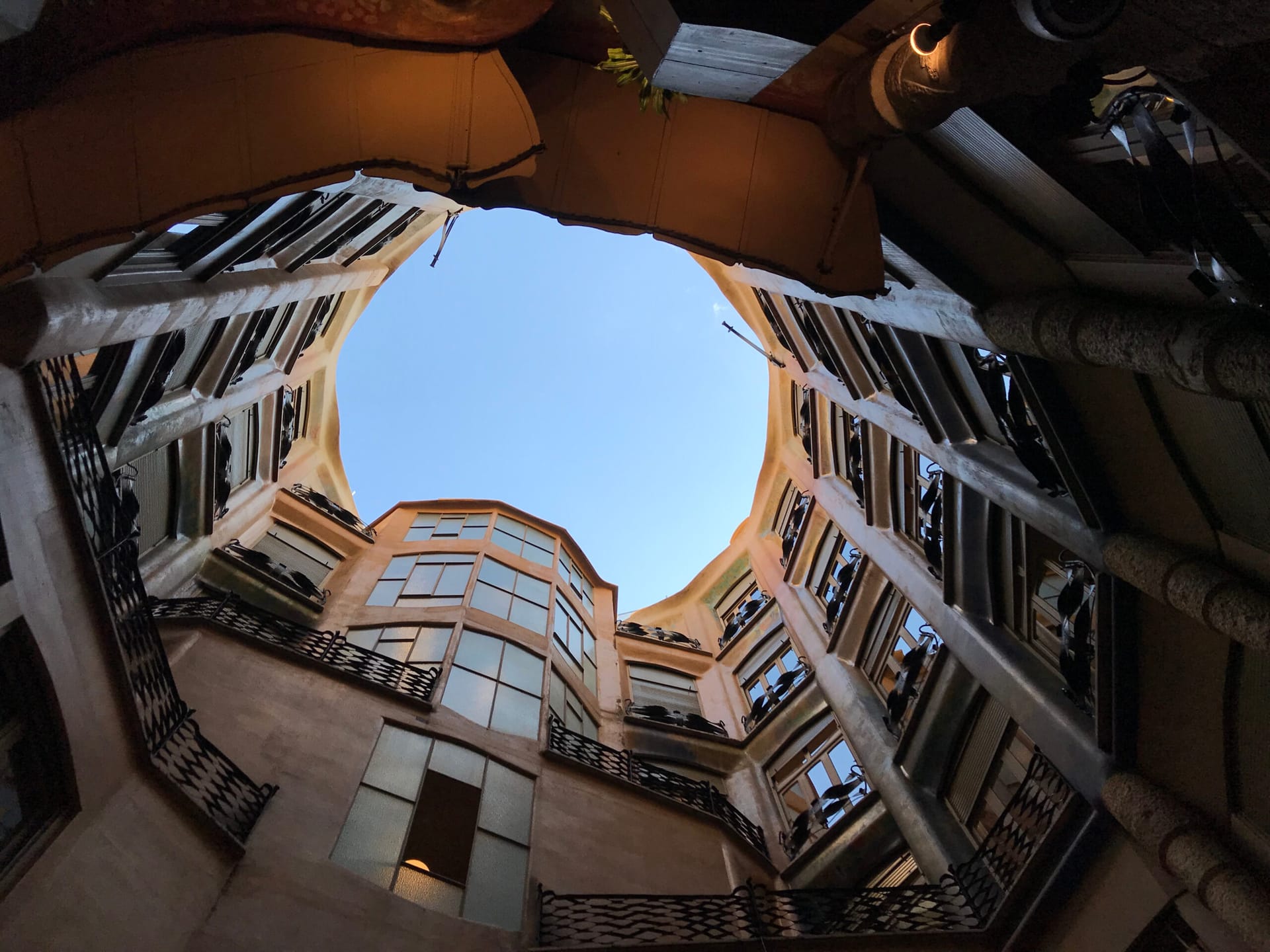 La Casa Milà - cour intérieure