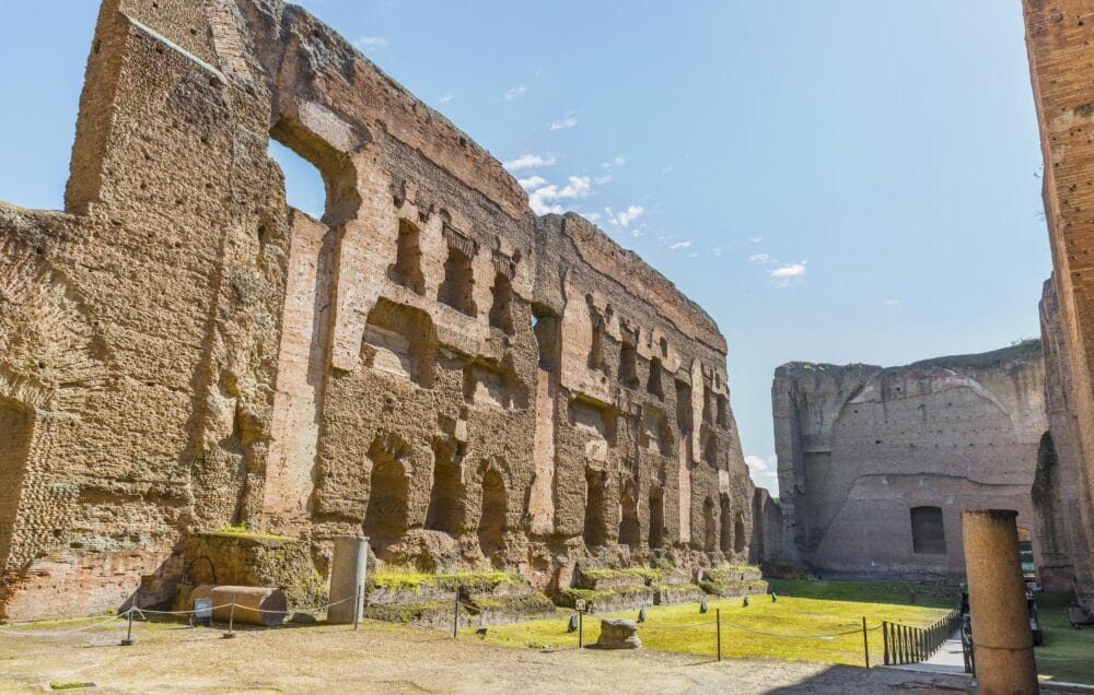 La natatio - Thermes de Caracalla
